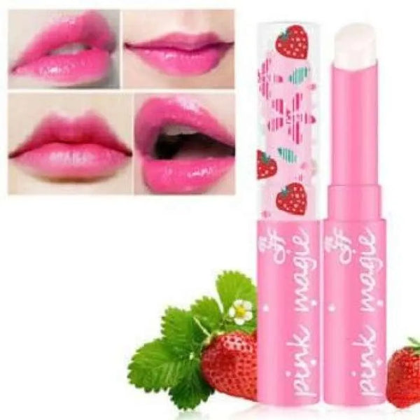 Pink Lips Lip Balm Unisex Natural Moisturizing And Softening Lip Care
